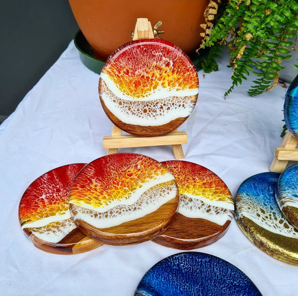 Handcrafted Round Coasters